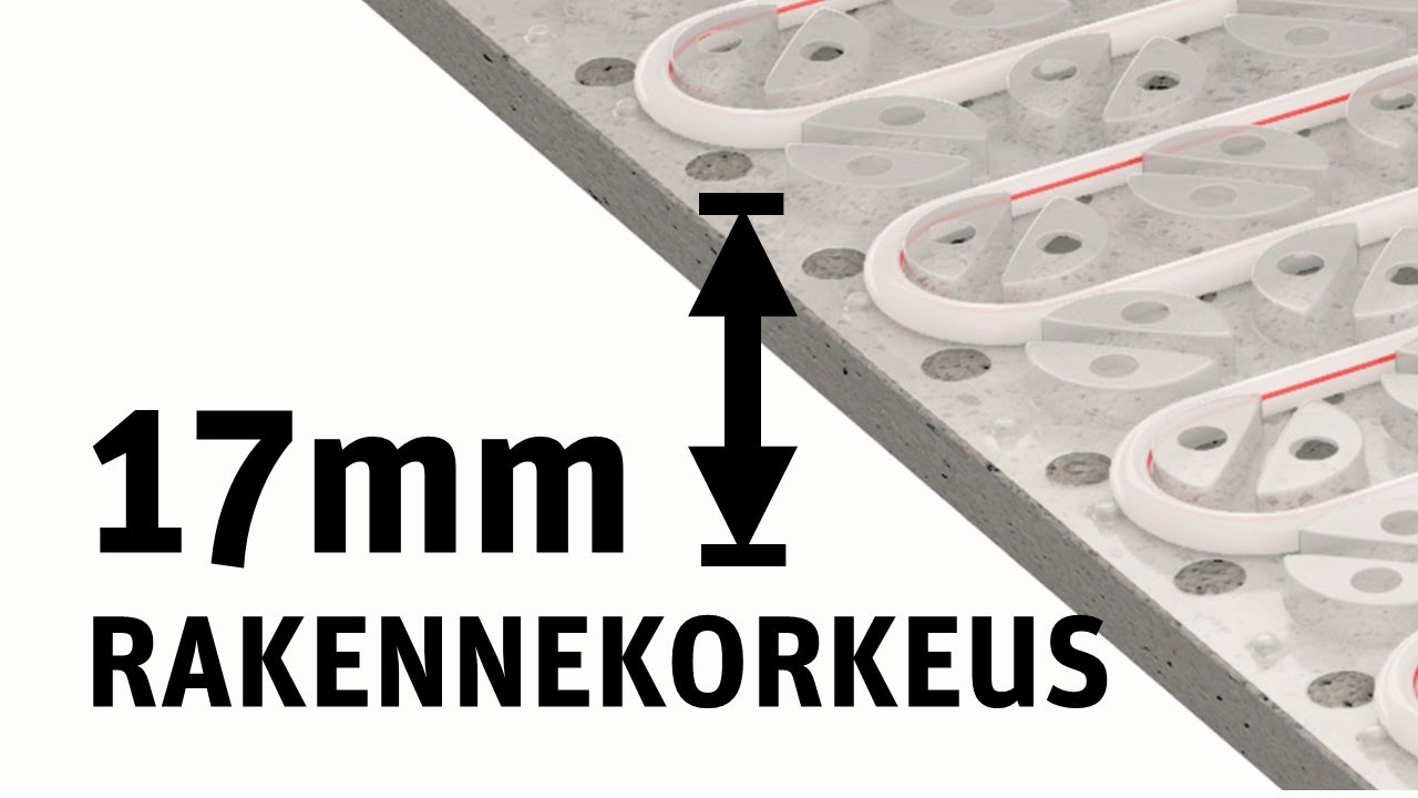 Roth QuickTemp ClimaComfort® - matalarakenteinen vesikiertoinen lattialämmitys saneeraukseen