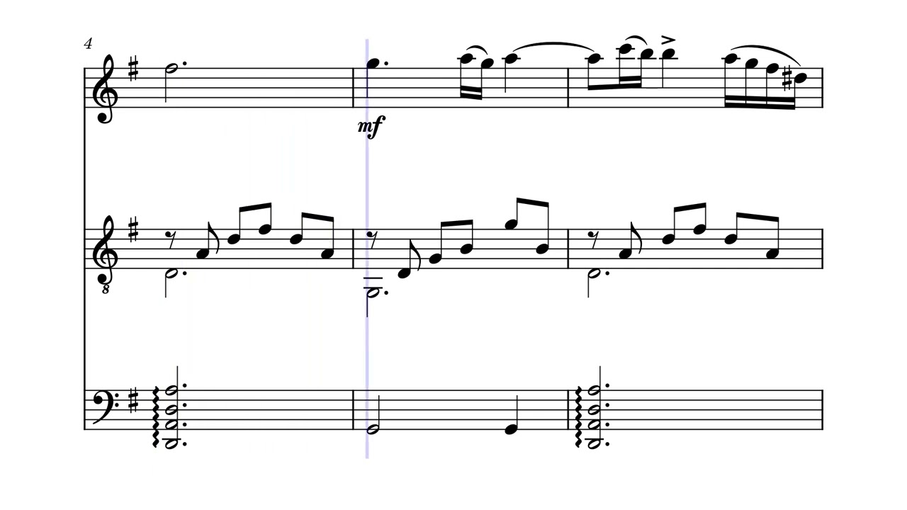 Variations on La Folia for Cello, Flute and Guitar