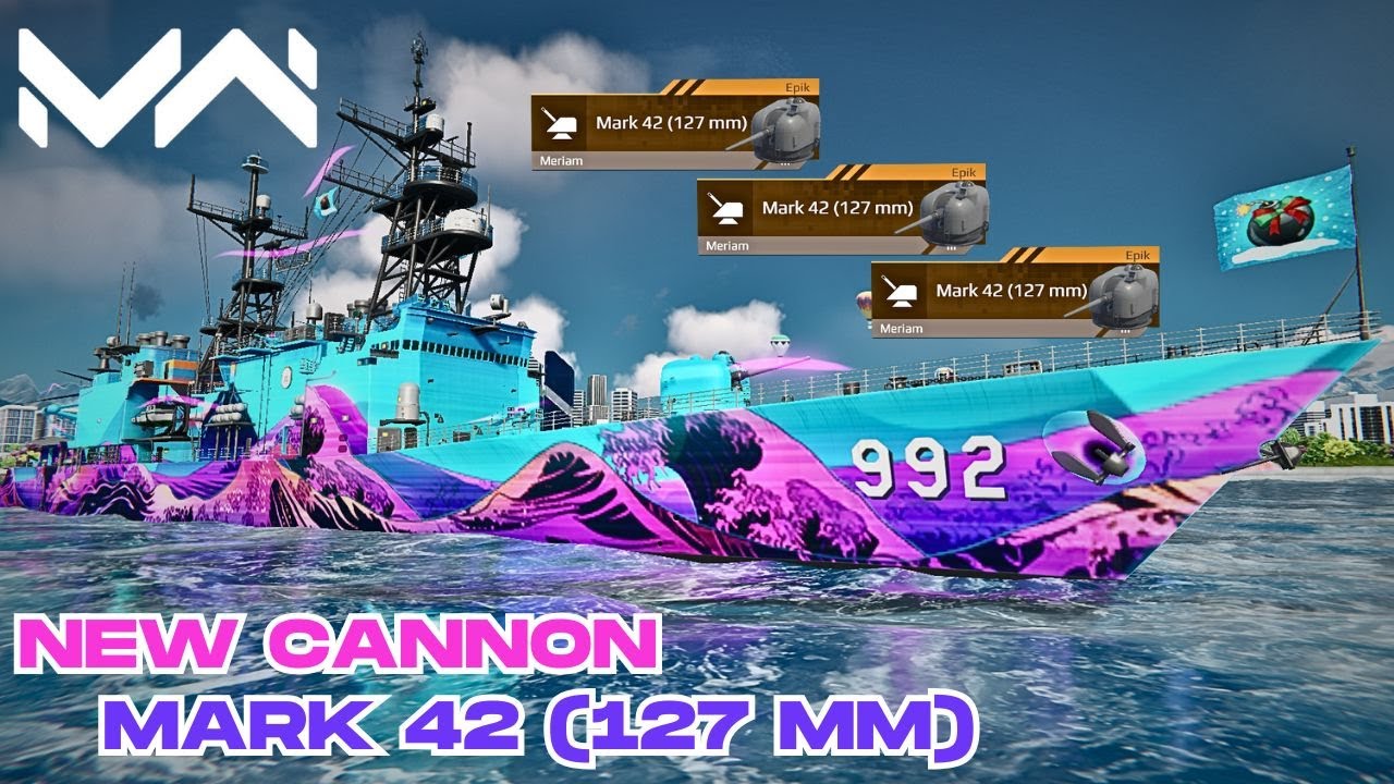 USS Fletcher - With 3X Main Cannon Mark 42 (127 mm) From Event Reward | Modern Warships