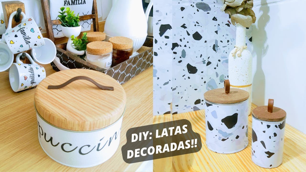 IDEIAS INCRÍVEIS COM LATAS  PARA DECORAR SUA CASA gastando pouco!