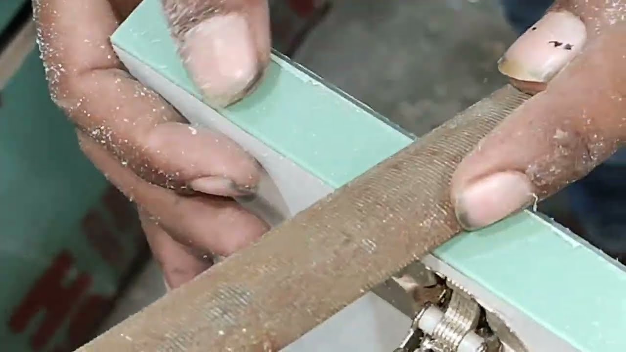 acrylic sheet कैसे काटे/ कैसे लगाएं/acrylic sheet cutting and pasting कैसे करें #acrylic #kitchen