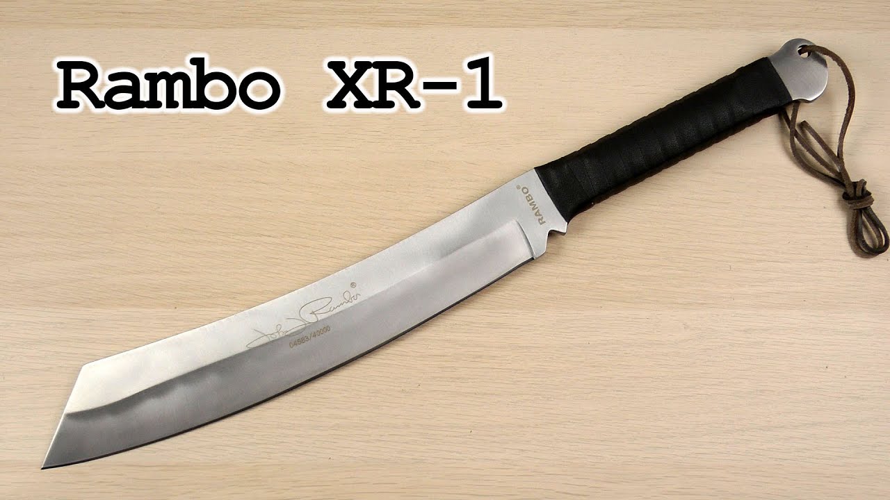 Мачете Rambo XR-1, распаковка и обзор.