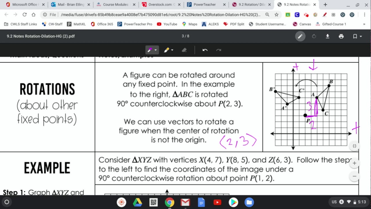 9.2 Rotations about fixed point-#1-HG