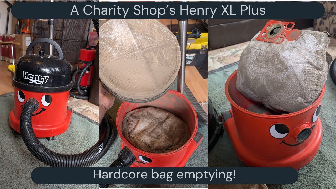 Charity Shop Vac! A free cleanup of a Numatic Henry XL NRV370