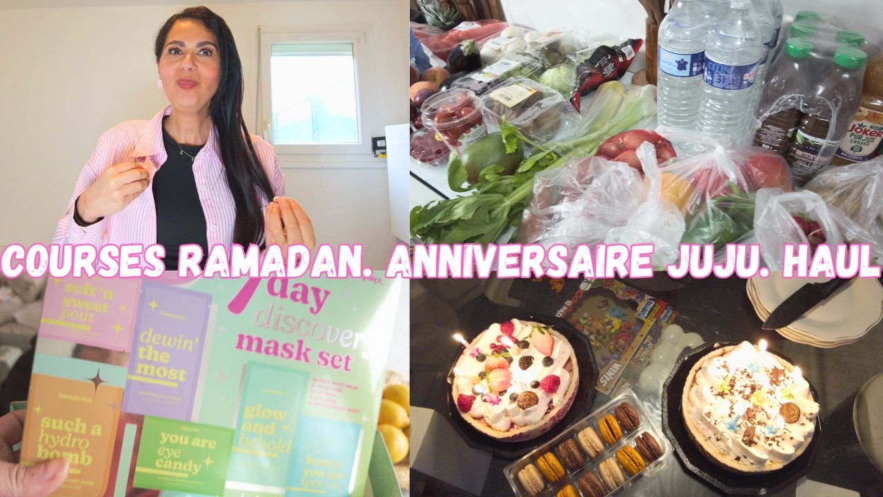 RETOUR DE COURSES RAMADAN/ANNIVERSAIRE DES JUMEAUX/HAUL