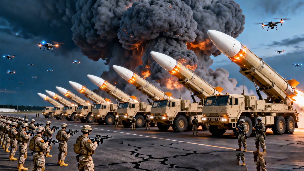 30 минут назад! США выпустили более 2000 мощных ракет по Ирану — смотрите прямо сейчас!
