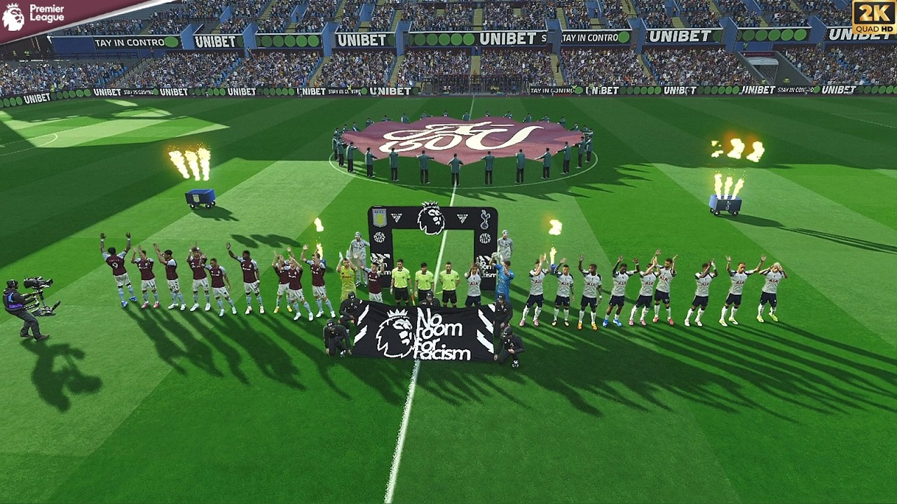 Aston Villa 🆚 Tottenham | Premier League | Ultra Gameplay SGv6 Mod | PES 2021 Mods eFootball 2026