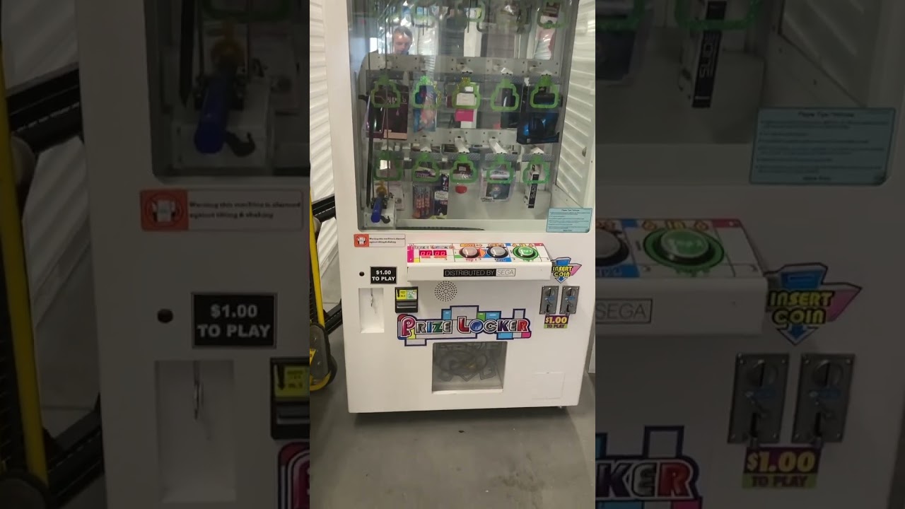 SEGA Prize Locker Prize Redemption Arcade Game!