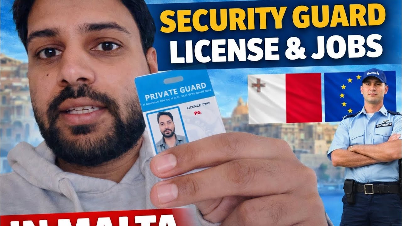 Vlog 28 || Malta || Security Guard license and jobs