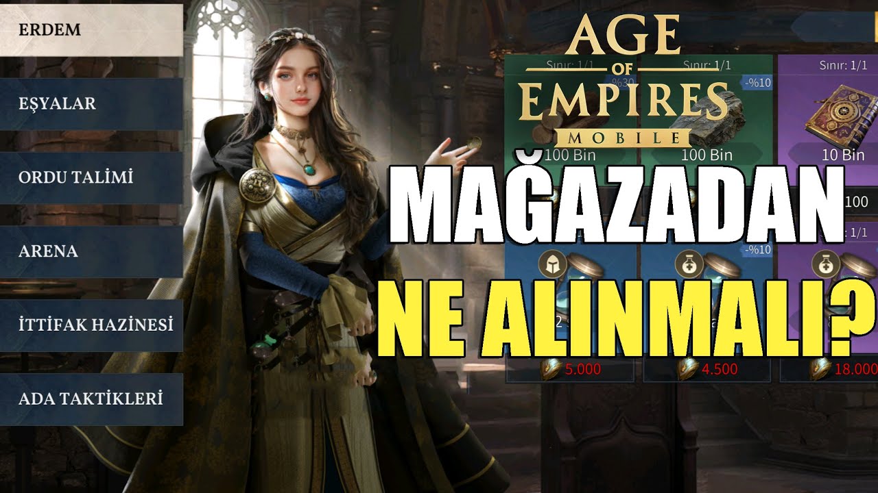 AGE OF EMPIRES Mobile MAĞAZALAR REHBERİ - Oyun Parasıyla Neler Alınmalı?