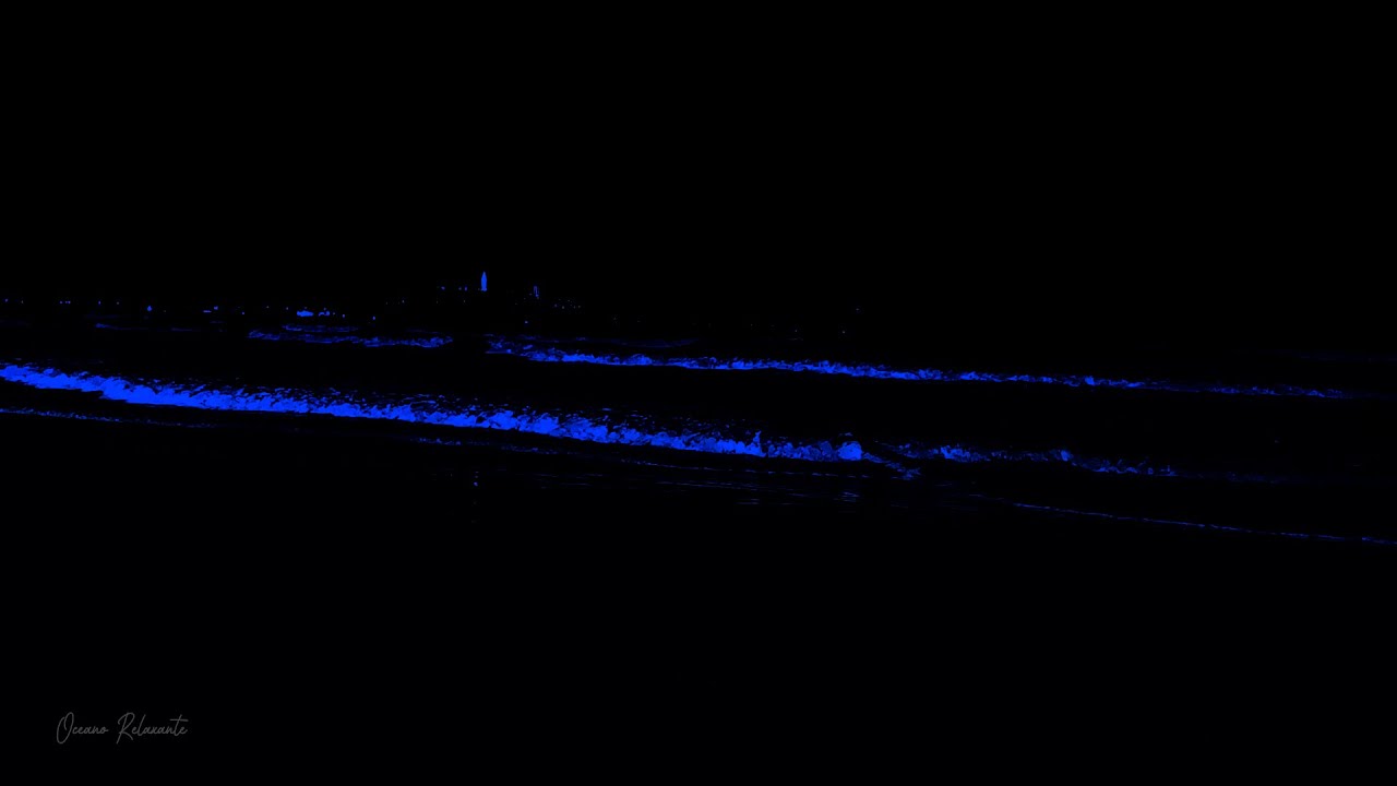 Dormirás profundamente en 3 minutos con los sonidos del océano en una noche oscura