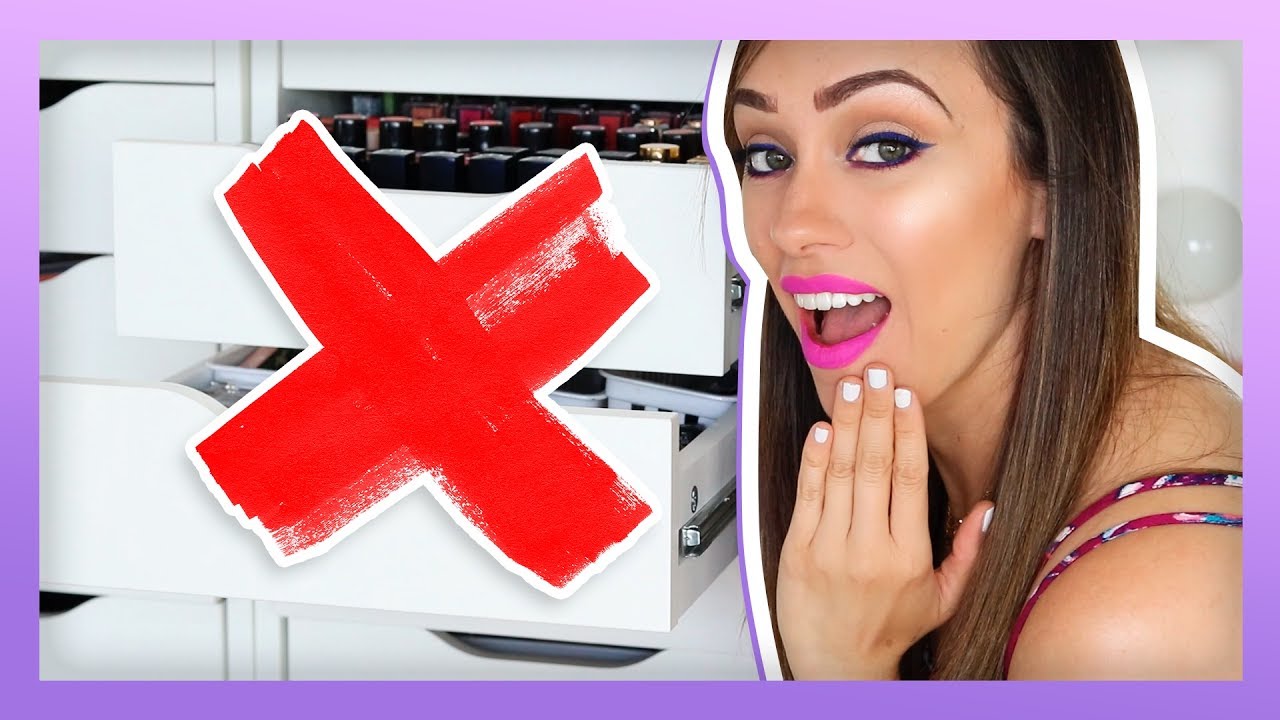 SACANDO MAQUILLAJE DE MI COLECCION QUE YA NO USO! | MAKEUP DECLUTTER