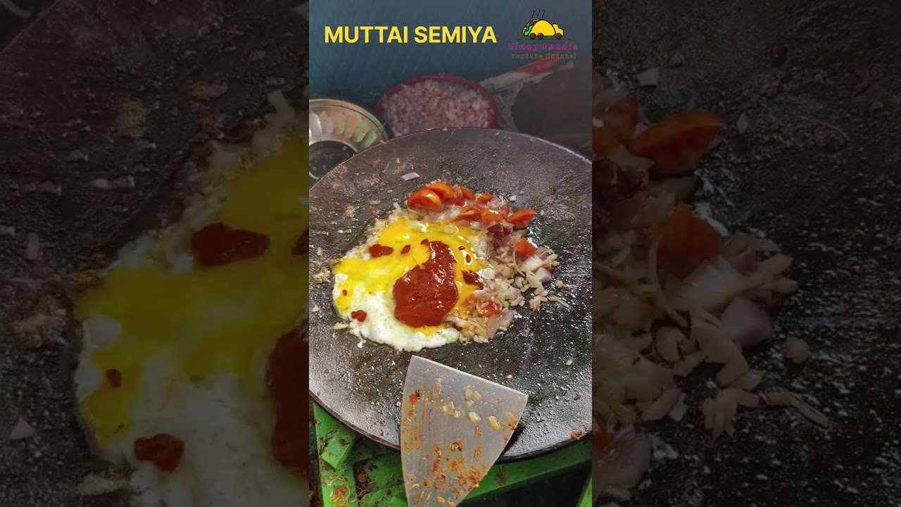 EGG SEMIYA | MUTTAI SEMIYA 🔥 Vellore Famous Street Food | Indian Street Food#telugufood#eggsemiya
