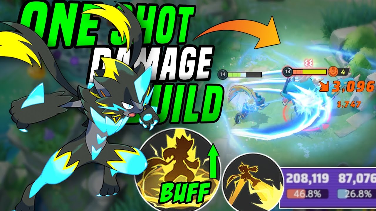 This is How To Solo Carry In Rank Using Zeraora! Complete Massacre! Pokemon unite 