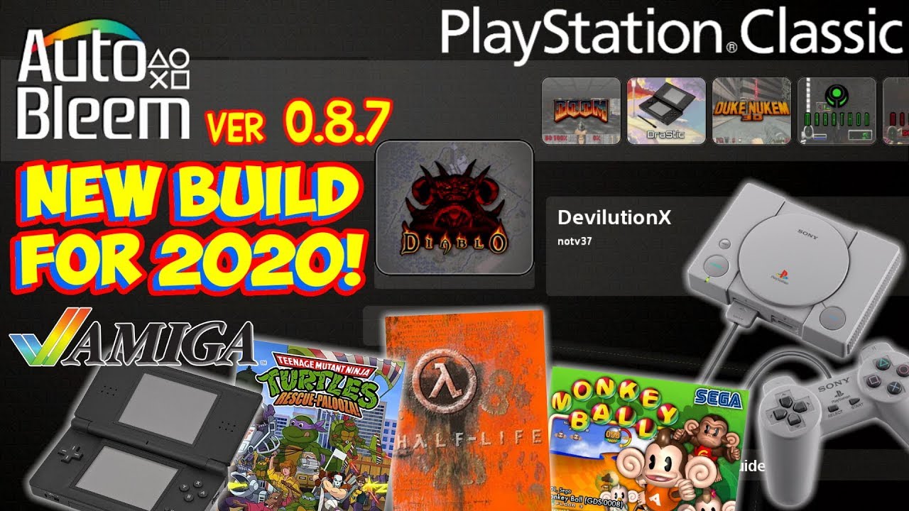 NEW PlayStation Classic Build For 2020! Cartoons, NEW Apps, Nintendo DS, Half Life, OpenBOR & More!