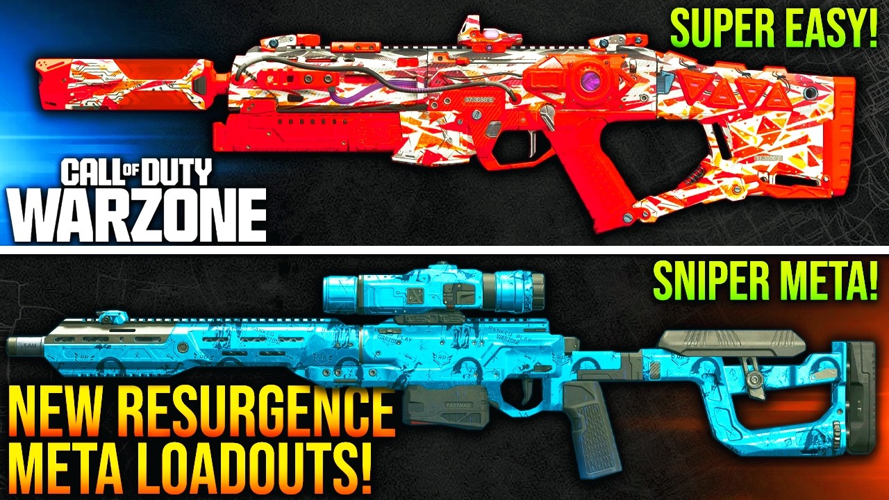 WARZONE: New TOP 5 BEST RESURGENCE META LOADOUTS After MAJOR UPDATE! (WARZONE META Weapons)