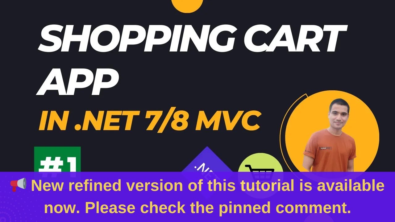 Shopping Cart project in .net core mvc (with authentication) & Source code | part 1