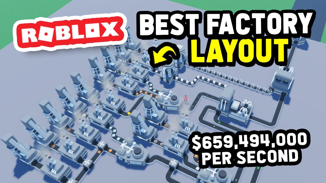 Best SERVER RACK LAYOUT in Roblox Build Your Factory Tycoon