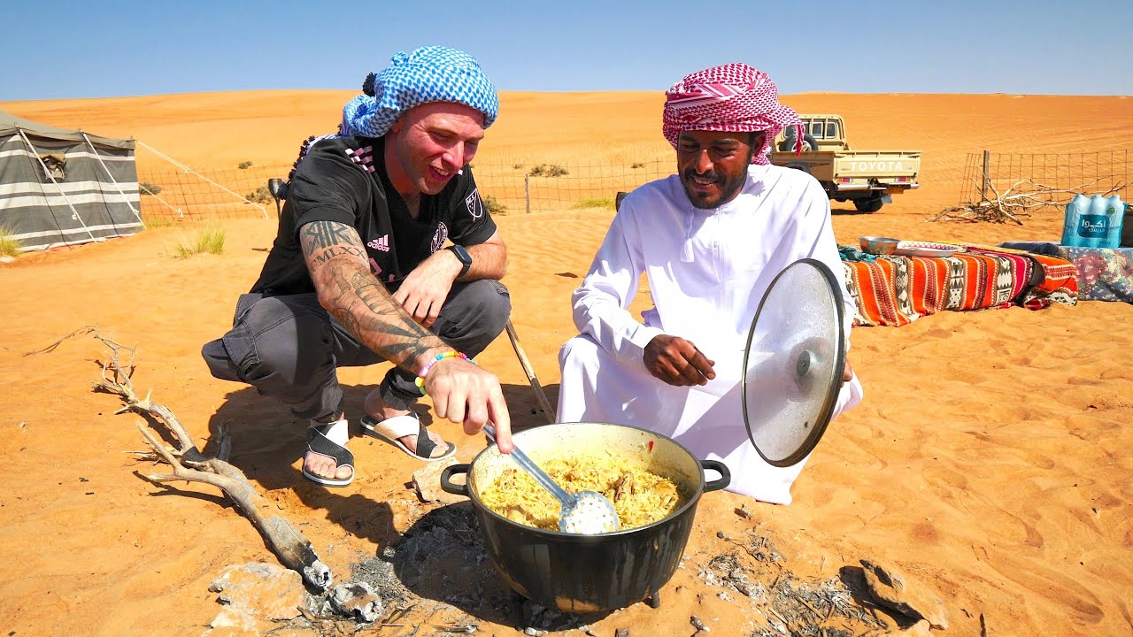 Unseen BEDOUIN FOOD in the Desert of Oman!! 24 Hours in Sharqiah Sands, Oman!!
