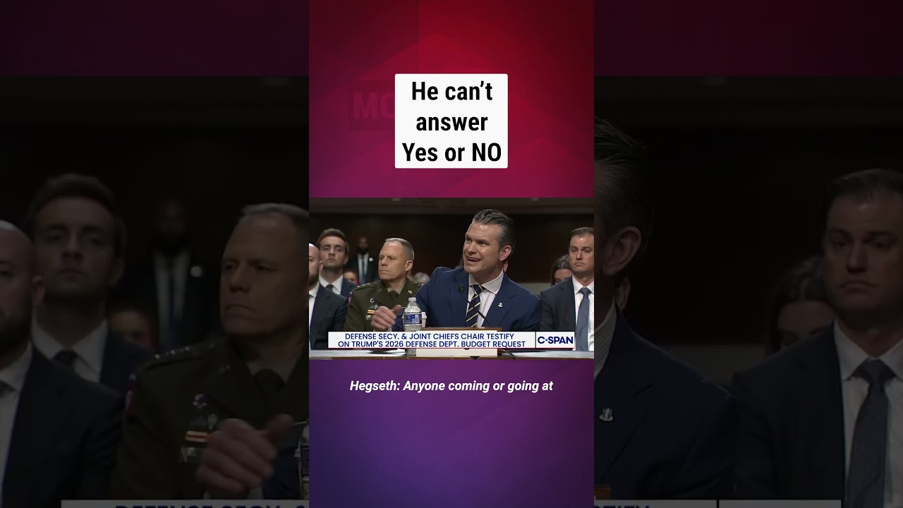 He CANT ANSWER a simple question #politicalnews