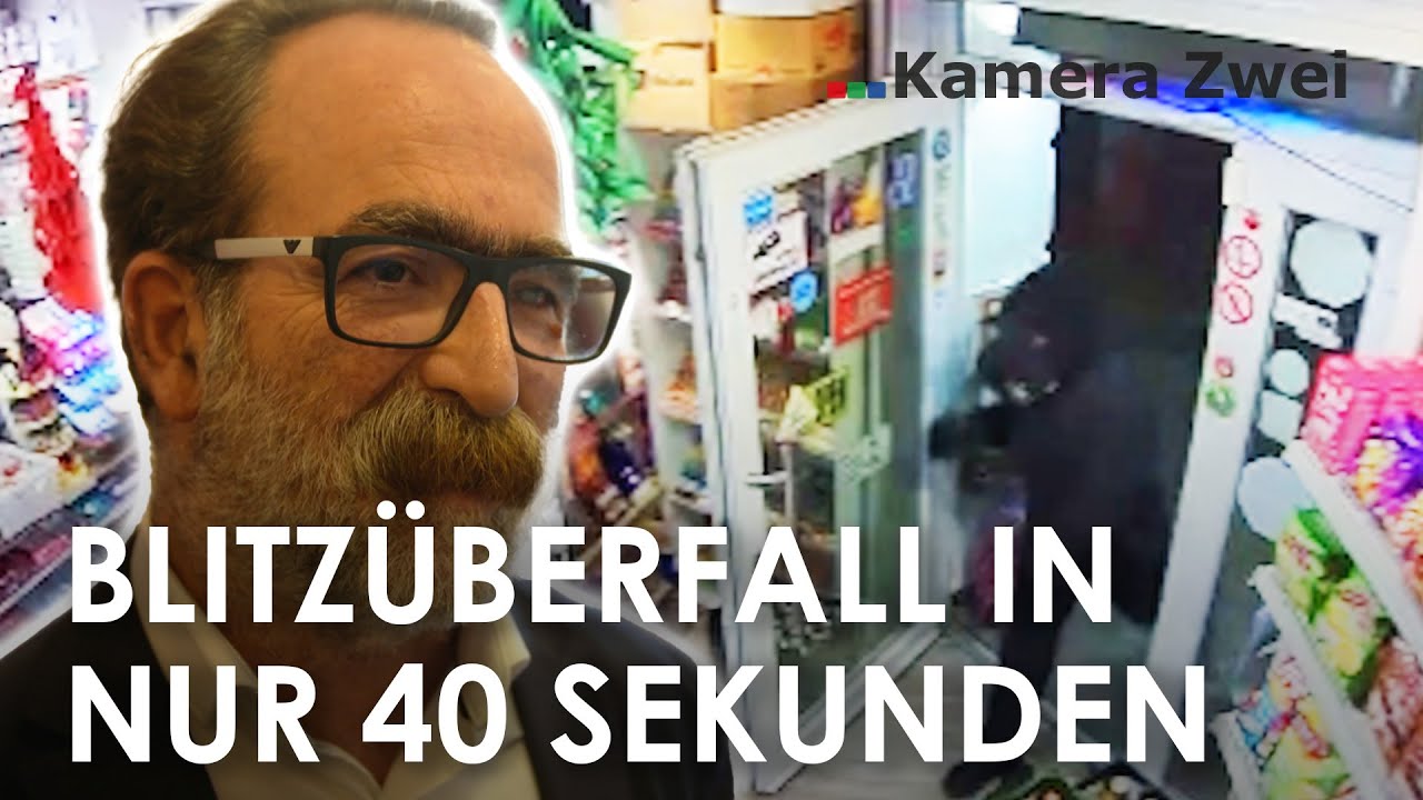 Täter bedroht Kioskbesitzer mit Schusswaffe | Kamera Zwei