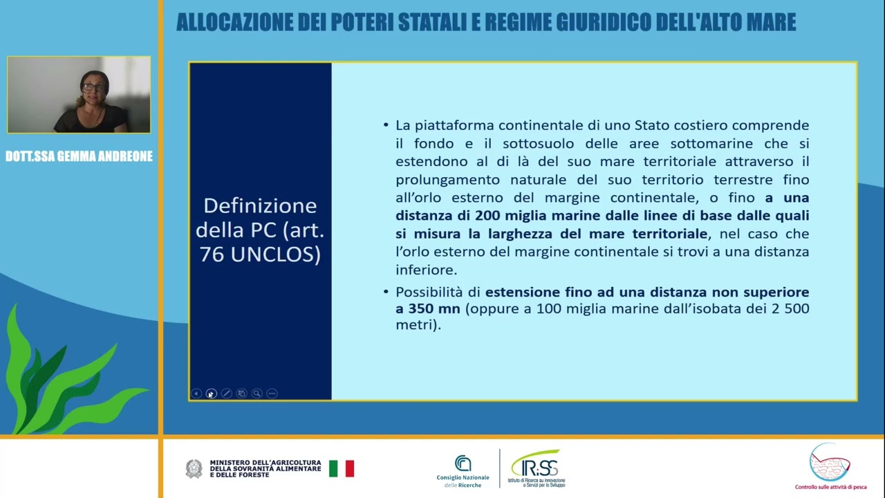 ALLOCAZIONE DEI POTERI STATALI E REGIME GIURIDICO DELL' ALTO MARE