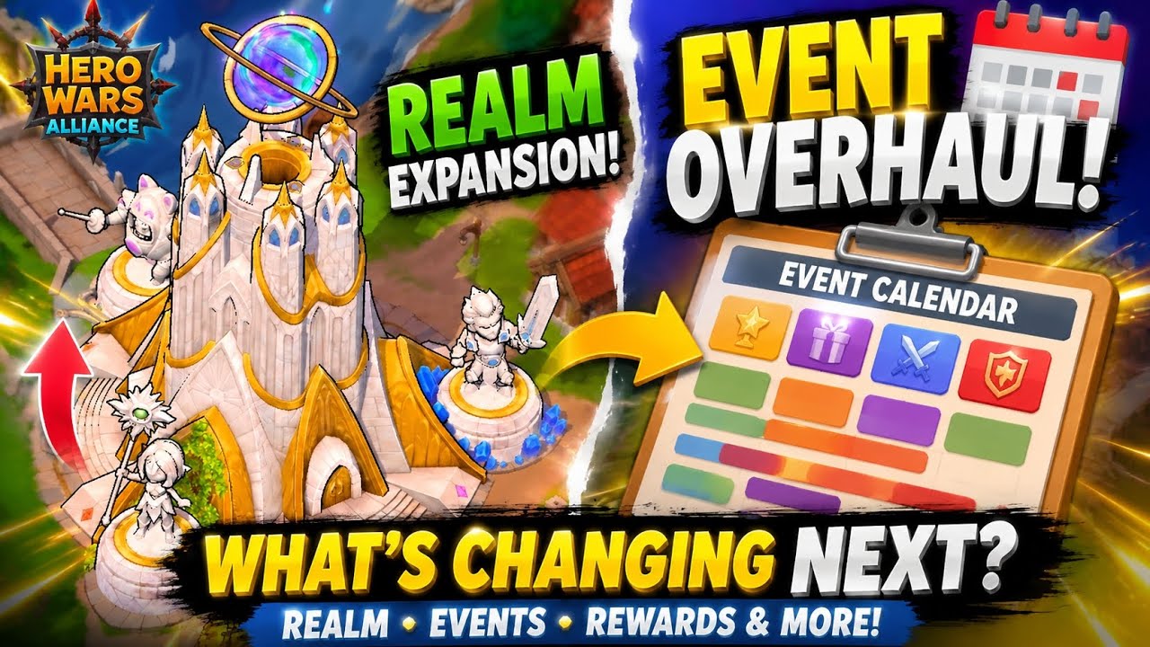 HUGE Hero Wars Alliance Update! Realm Expansion + Event Overhaul Explained