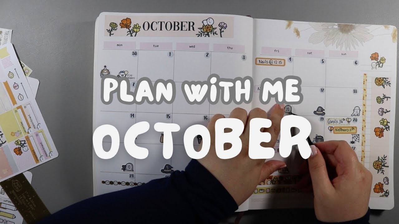 October 2024 Plan with Me ft. The Coffee Monsterz Co monthly kit - EC 8x10 Hourly Softbound