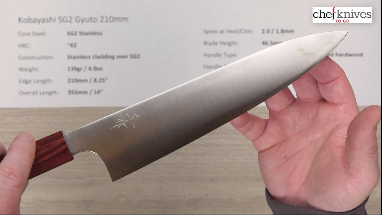 Kobayashi SG2 Gyuto 210mm Quick Look