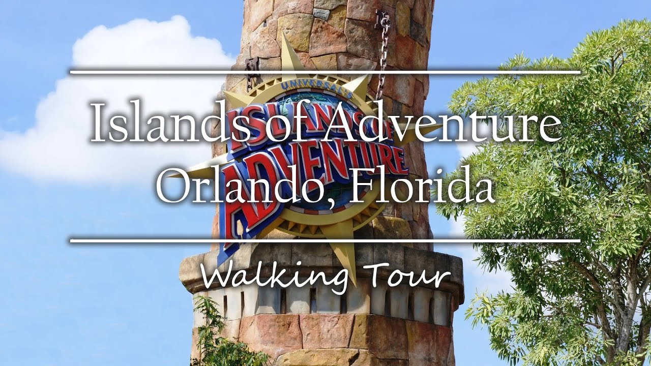 Island Of Adventure Orlando | Walking Tour