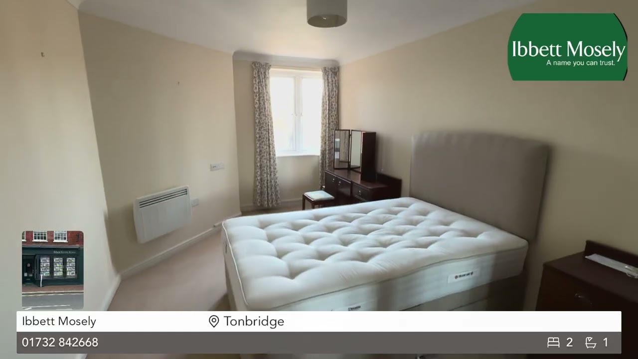 2 bedroom retirement flat in the centre of Tonbridge