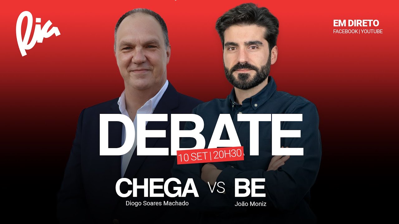 Debate | Autárquicas 2025 Aveiro: Diogo Soares Machado (Chega) vs João Moniz (BE)