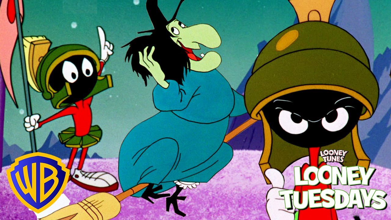 Looney Tuesdays | ​Marvin The Martian & Witch Hazel's Best Moments 🧙‍♀️🛸 | @wbkids​