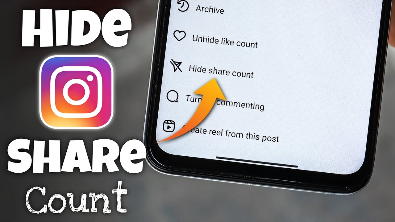 How to Hide Share Count on Instagram