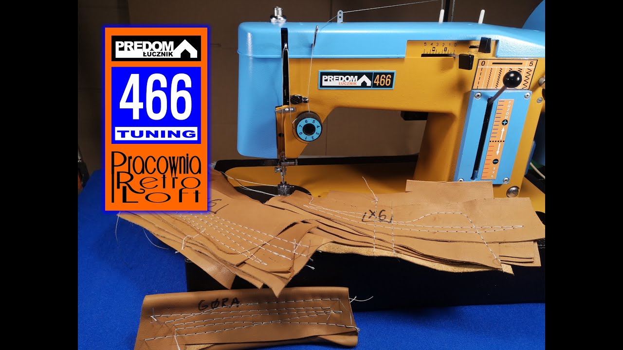 NOWY Łucznik 466 TUNING - duża moc, wolne szycie. Ścieg od 0 do 10 mm, nici od 20 do 120