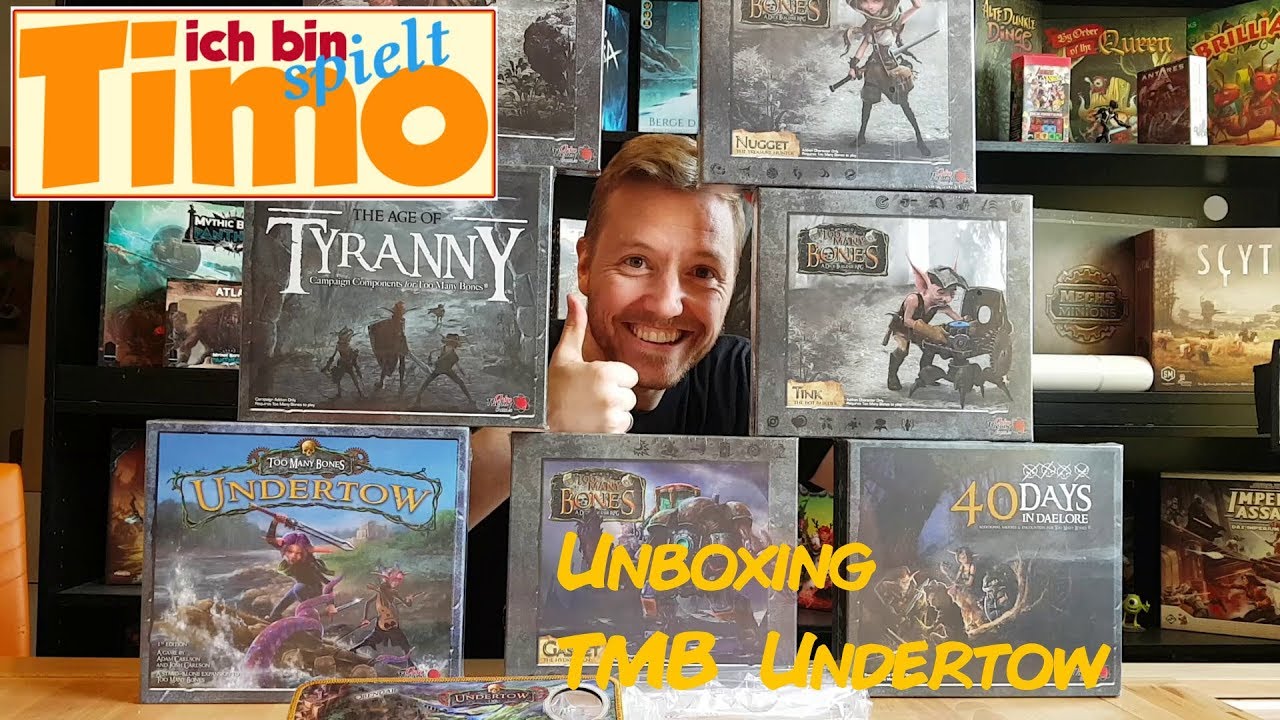 Unboxing TMB Undertow, 40 DiD, AoT, Zusatzcharaktere
