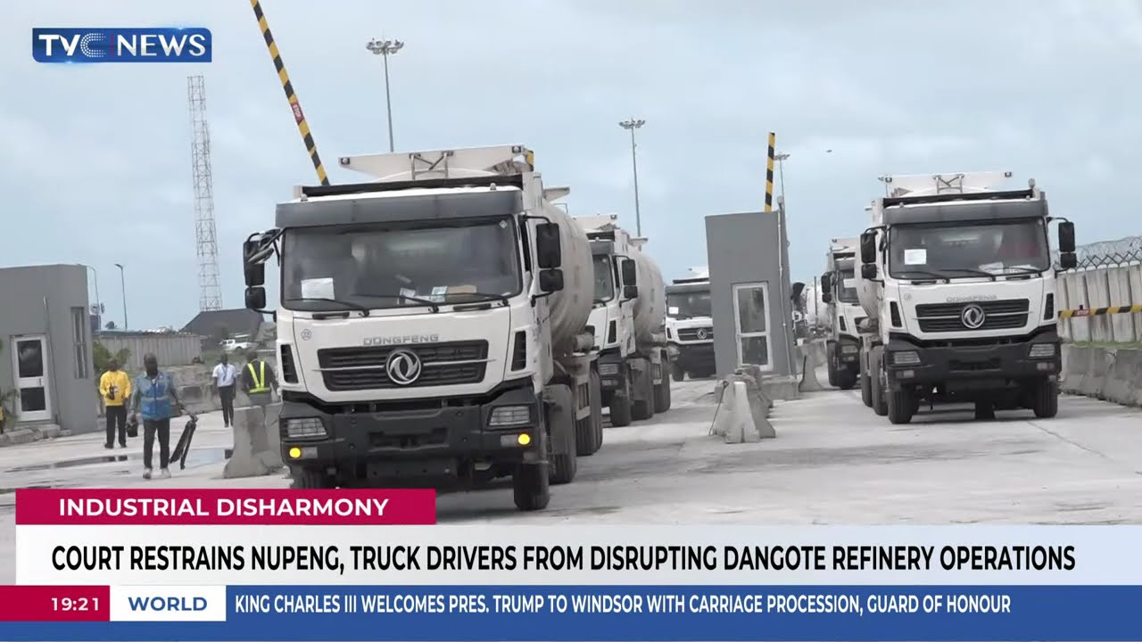 Court Restrains NUPENG, Truck Drivers From Disrupting Dangote Refinery Operation