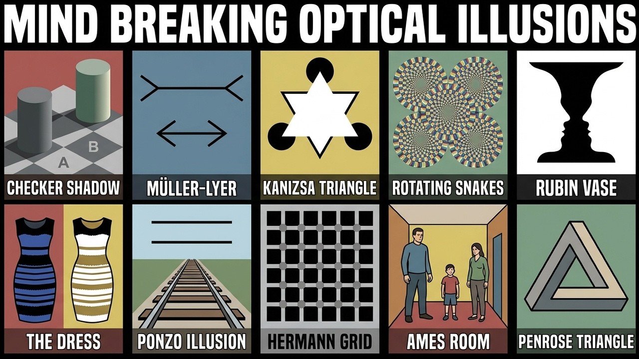 10 Mind Blowing Optical Illusions That Reveal How Your Brain is Lying To You
