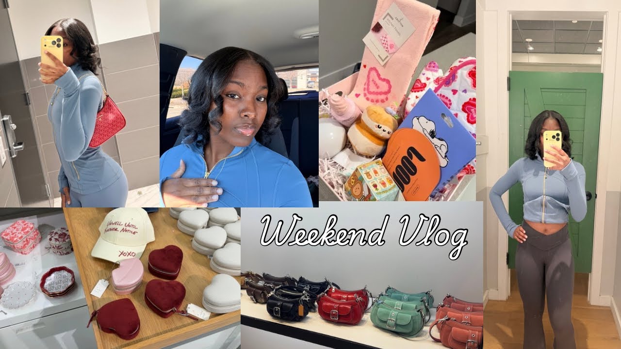 Weekend Vlog💕 l New hair, Galentine's day, & Shopping