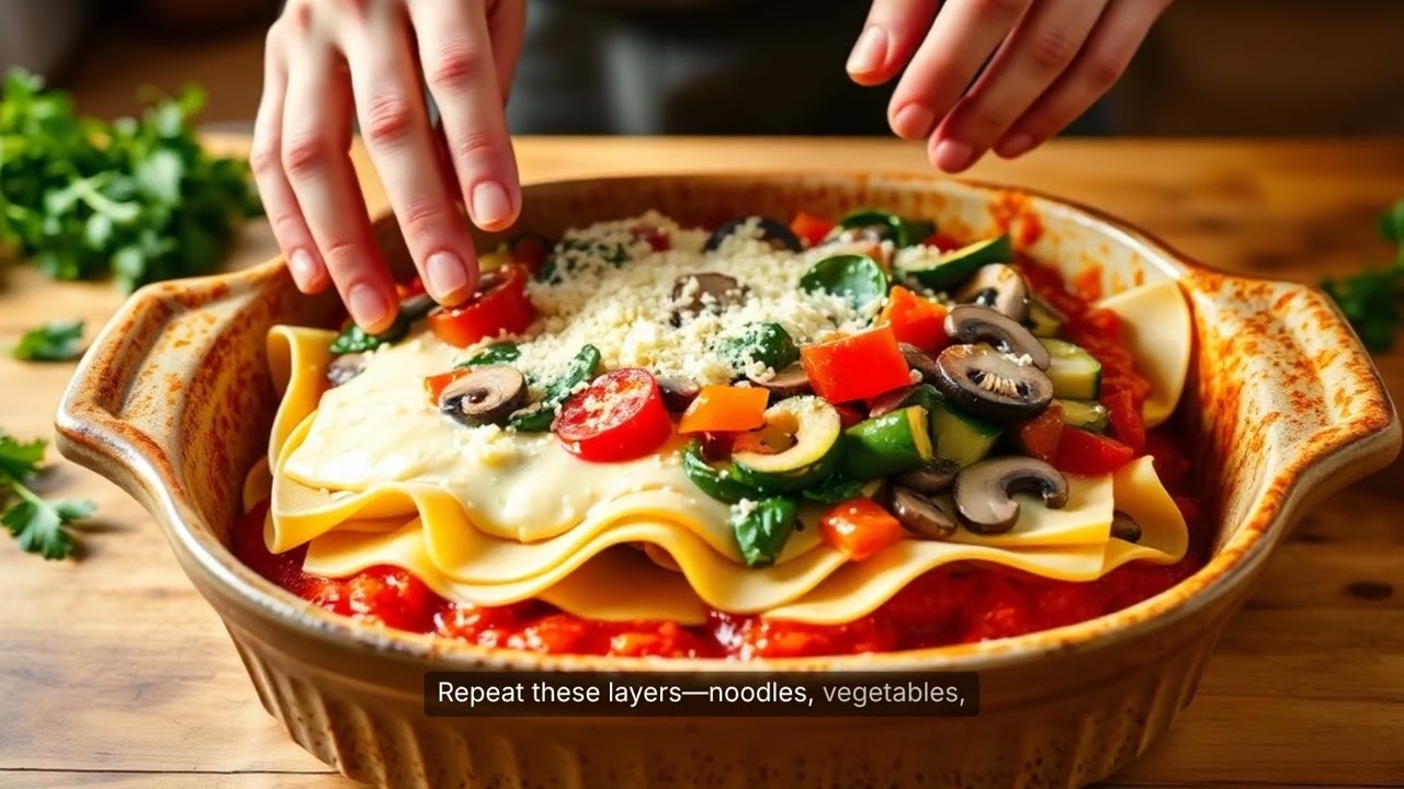 Veggie Lasagna Recipe - Vegetarian Dinner Everyone Loves!