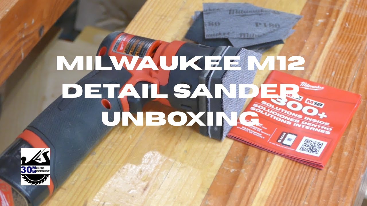 M12 Detail Sander Unboxing