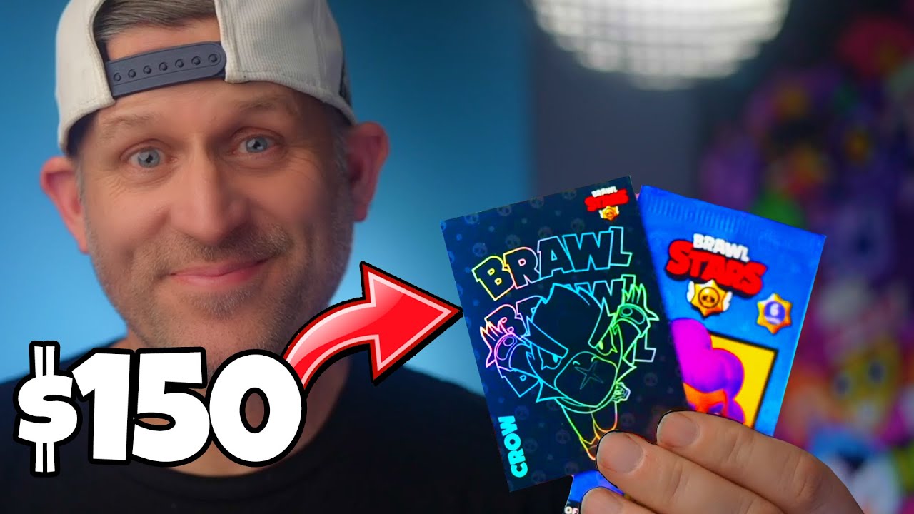 I Spent $150 On The NEW Brawl Stars Trading Cards!