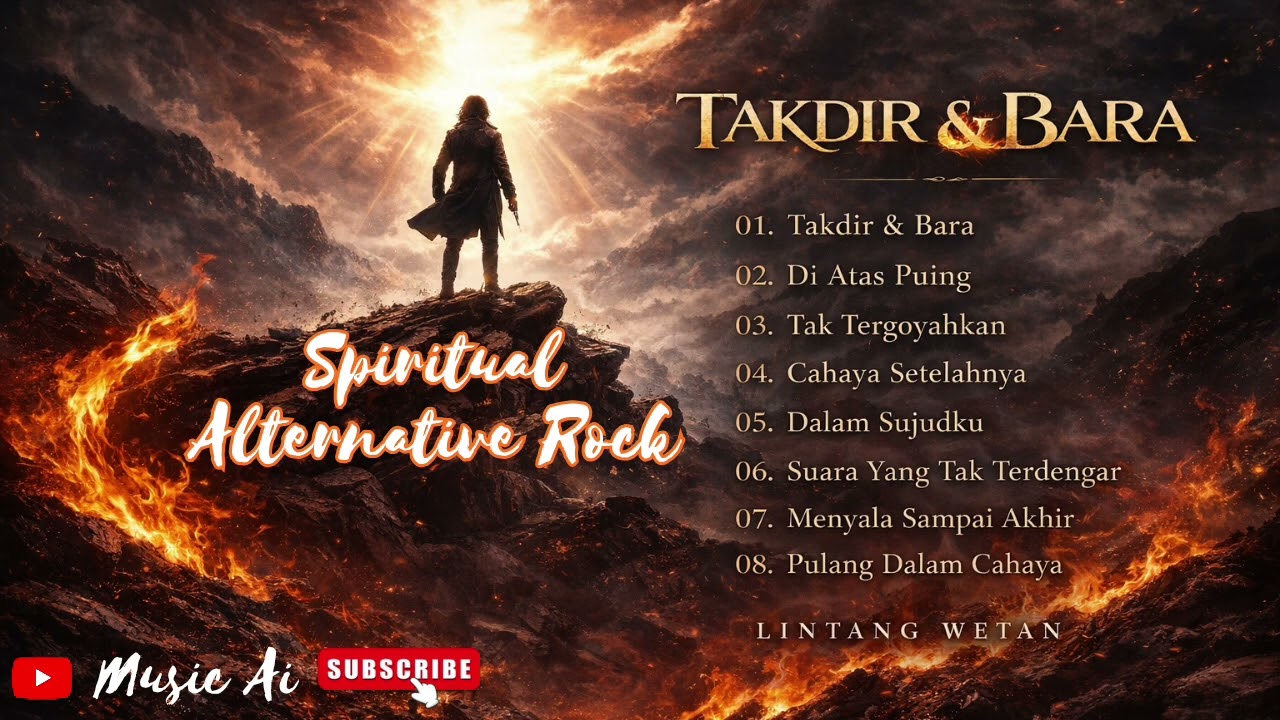 Album Takdir Dan Bara || Album Spritual Alternatif Rock