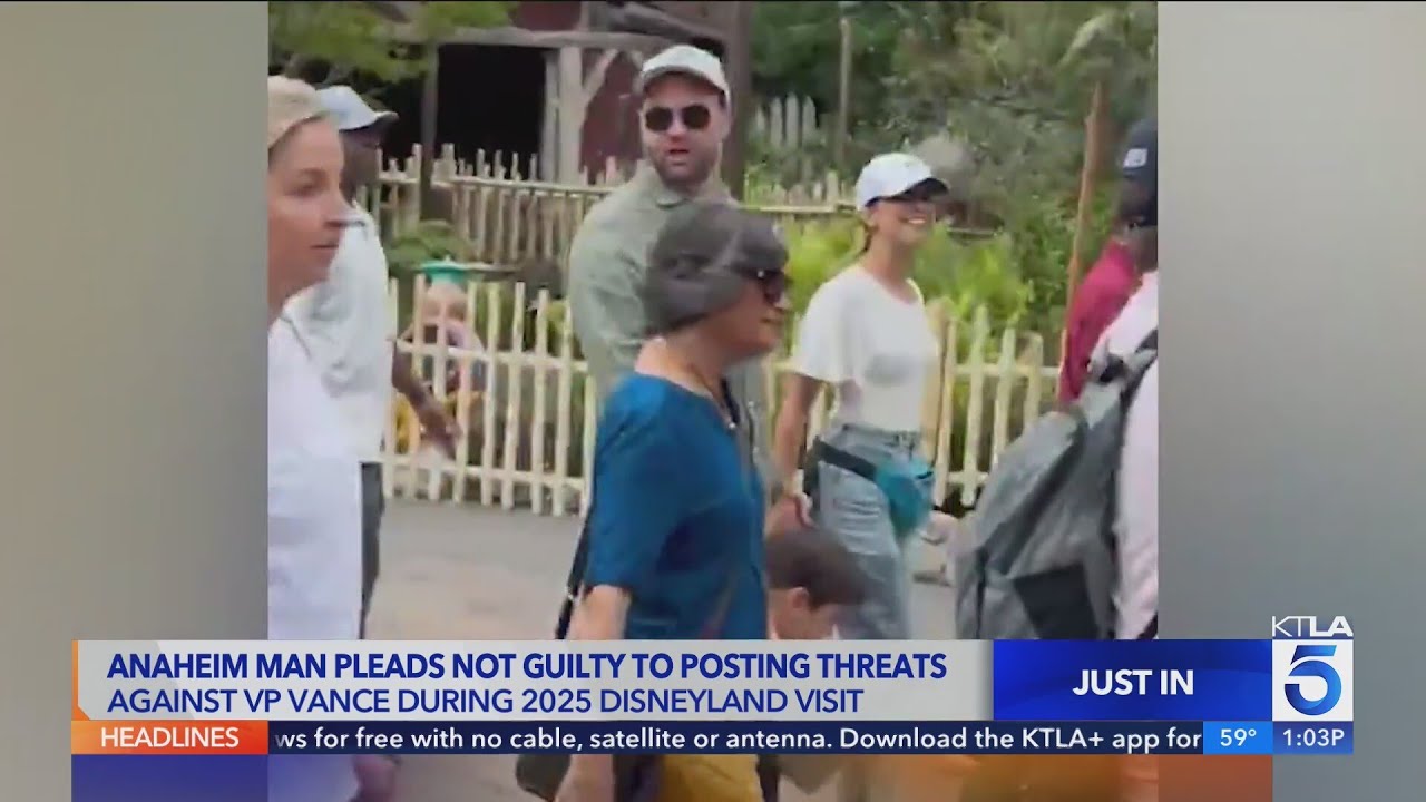 Anaheim man pleads not guilty to posting threats against VP