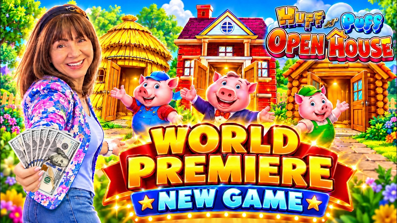 REAL MONEY BIG WIN! NEW-Huff N Puff Open House
