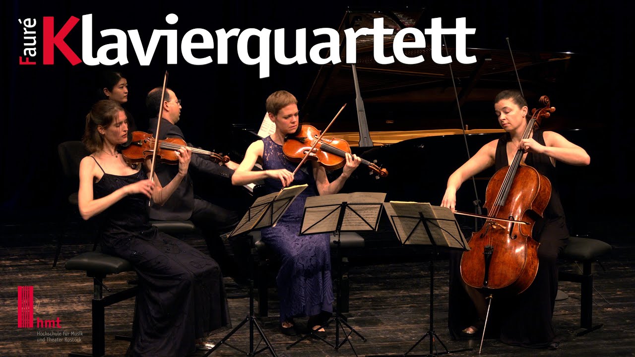 Gabriel Fauré Klavierquartett c-Moll op. 15 - Oberon Trio feat. Simone v. Rahden