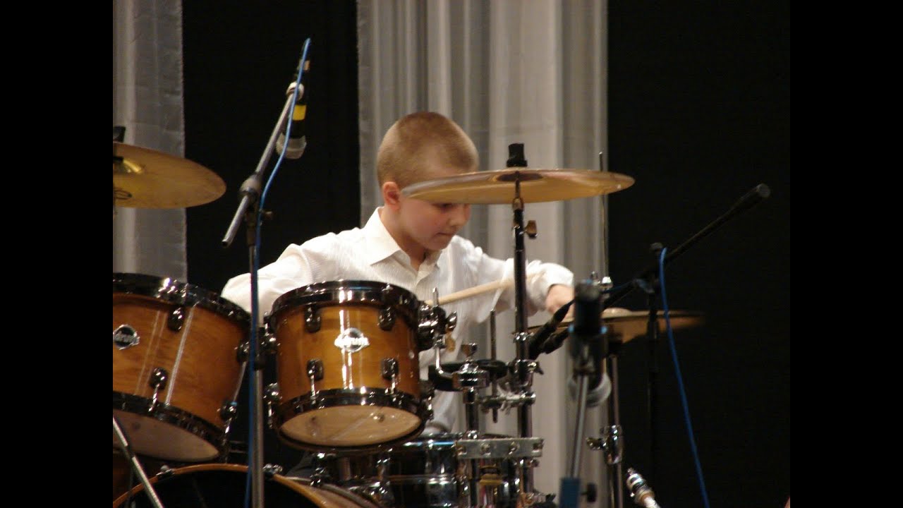 Festival De Ritmo - Dave Weckl + Drum solo - drummer Daniel Varfolomeyev 11 years