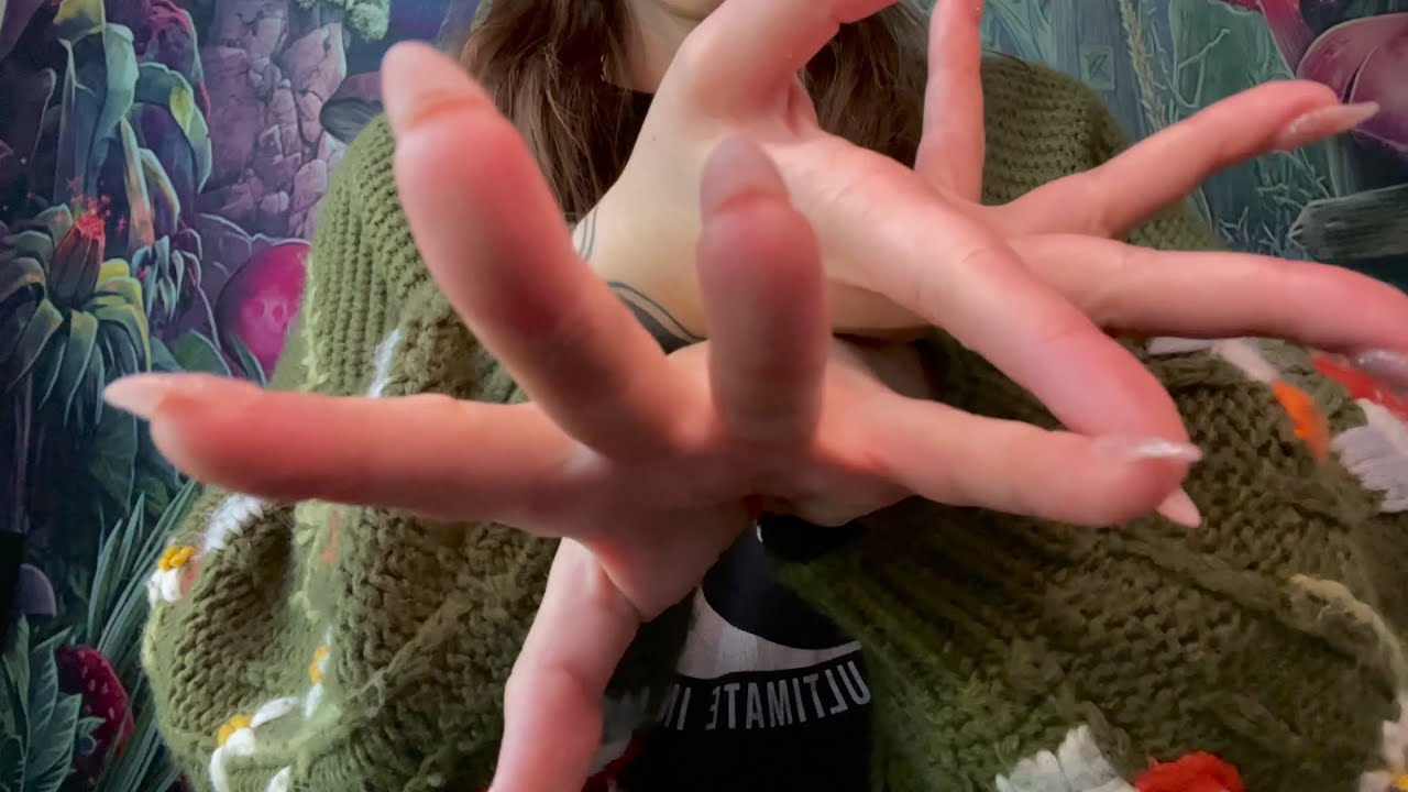 Hypnotic Hand Movements ASMR🫰🏻 Whispers + Tongue Clicking🤫 Lofi