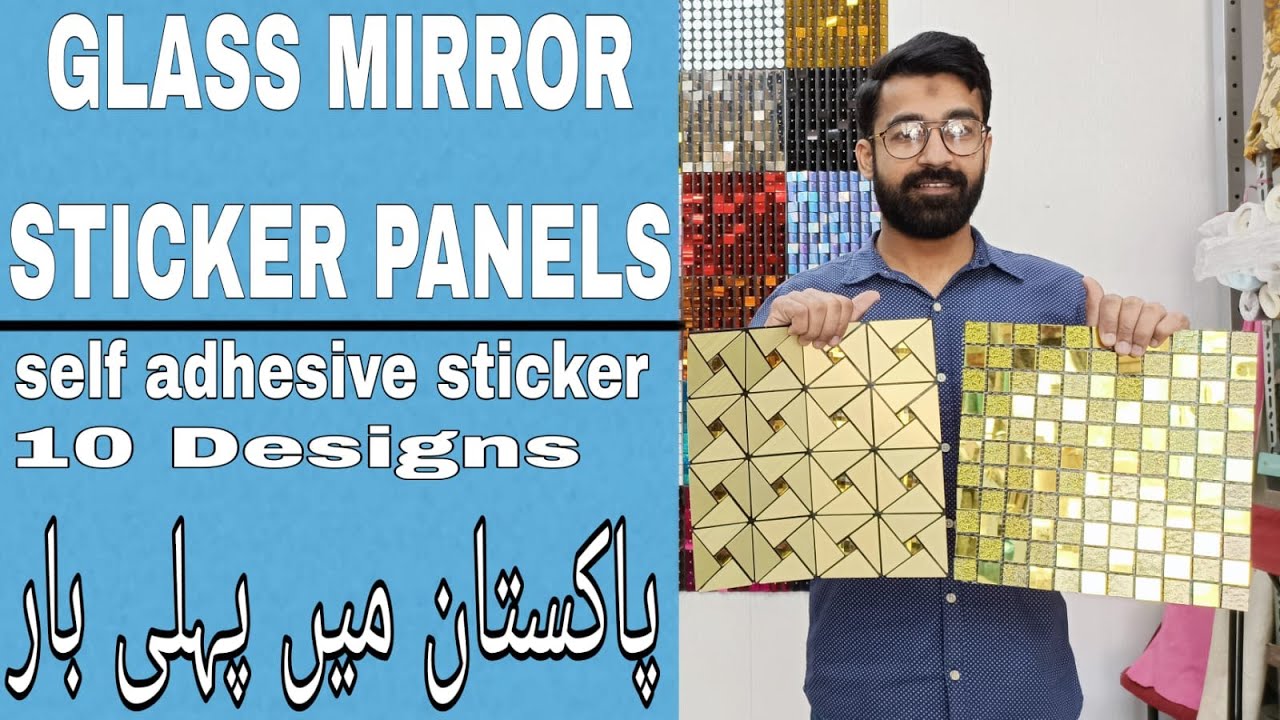 Peel and Stick Mirror Glass Mosaic Tile  Self Adhesive 3D Wall for walls #abitdifferentinteriors