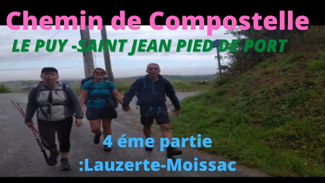 Chemin de Compostelle   Lauzerte  à Moissac